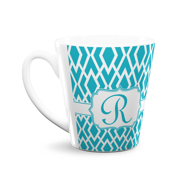 Geometric Diamond 12 Oz Latte Mug - Front