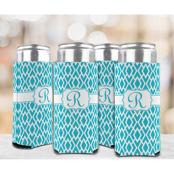 Geometric Diamond 12oz Tall Can Sleeve - Set of 4 - LIFESTYLE