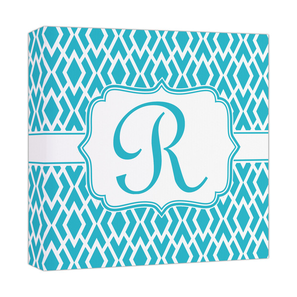 Custom Geometric Diamond Canvas Print - 12x12 (Personalized)