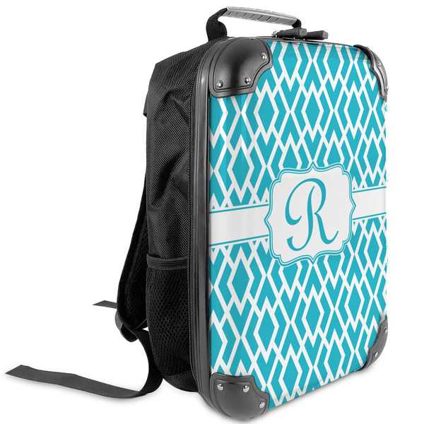 Custom Geometric Diamond Kids Hard Shell Backpack (Personalized)