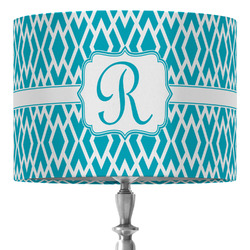 Geometric Diamond 16" Drum Lamp Shade - Fabric (Personalized)