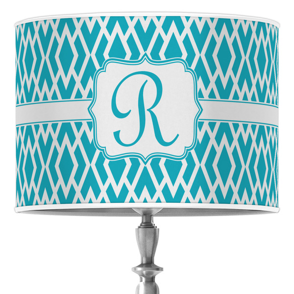 Custom Geometric Diamond Drum Lamp Shade (Personalized)