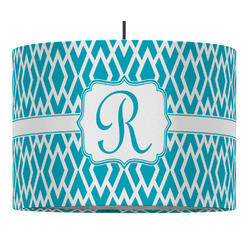 Geometric Diamond Drum Pendant Lamp (Personalized)
