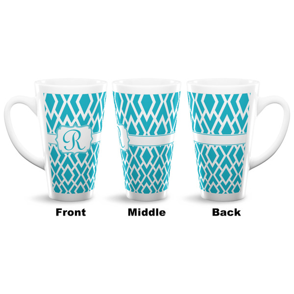 Geometric Diamond 16 Oz Latte Mug - Approval