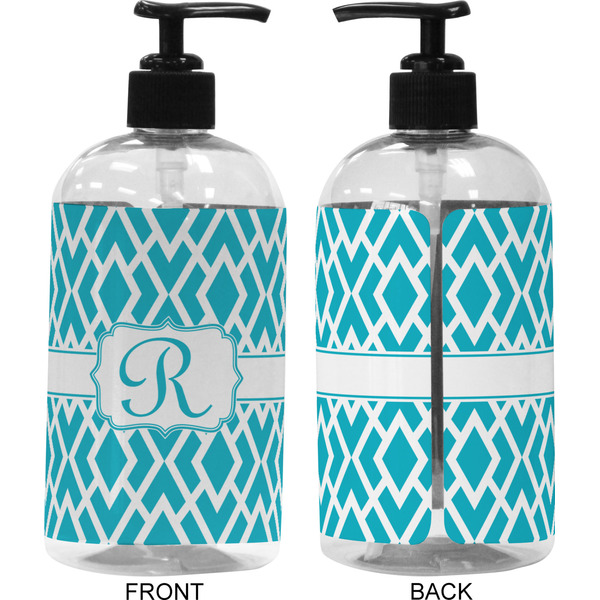 Geometric Diamond 16 oz Plastic Liquid Dispenser (Approval)