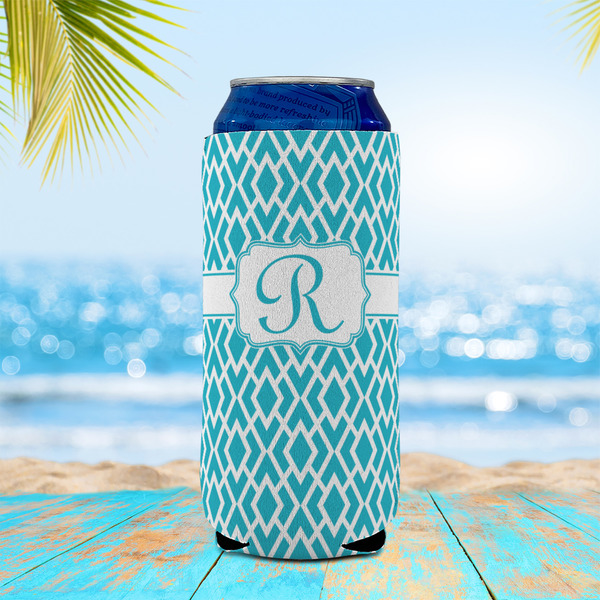 Geometric Diamond 16oz Can Sleeve - LIFESTYLE