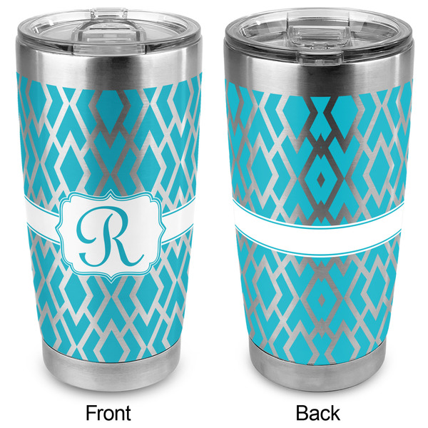 Geometric Diamond 20oz SS Tumbler - Full Print - Approval