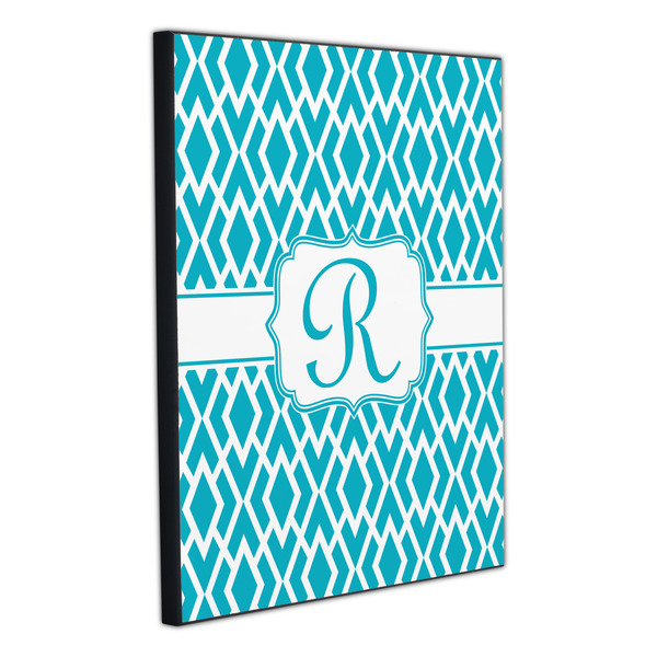 Geometric Diamond 20x24 Wood Print - Angle View