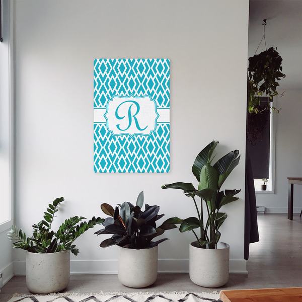 Geometric Diamond 20x30 - Canvas Print - In Context