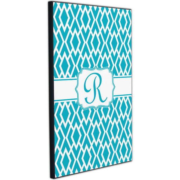 Geometric Diamond 20x30 Wood Print - Angle View