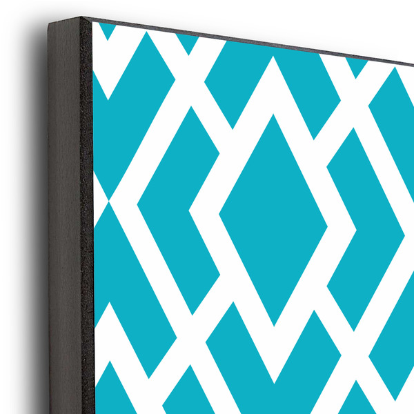 Geometric Diamond 20x30 Wood Print - Closeup