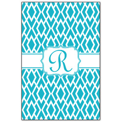 Geometric Diamond Wood Print - 20x30 (Personalized)