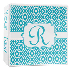 Geometric Diamond 3-Ring Binder - 2 inch (Personalized)
