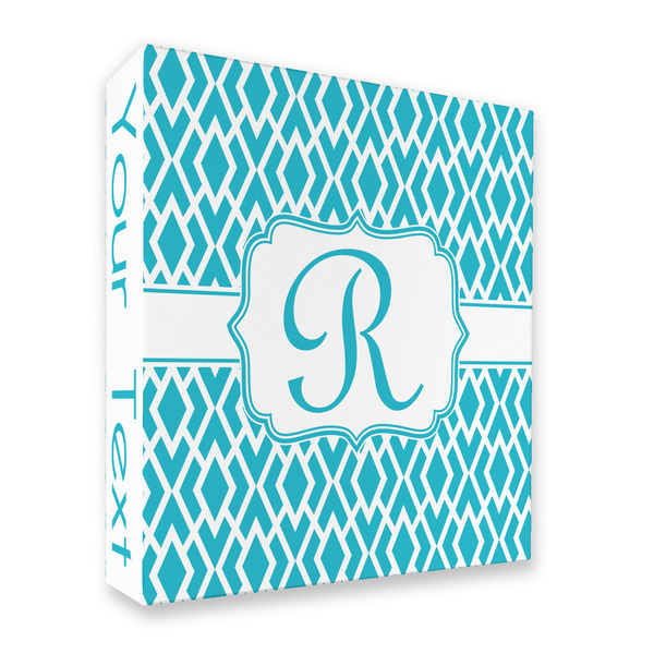 Geometric Diamond 3 Ring Binders - Full Wrap - 2" - FRONT