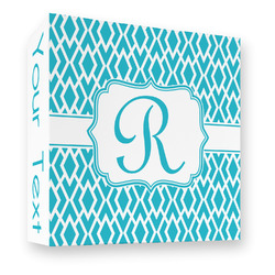 Geometric Diamond 3 Ring Binder - Full Wrap - 3" (Personalized)