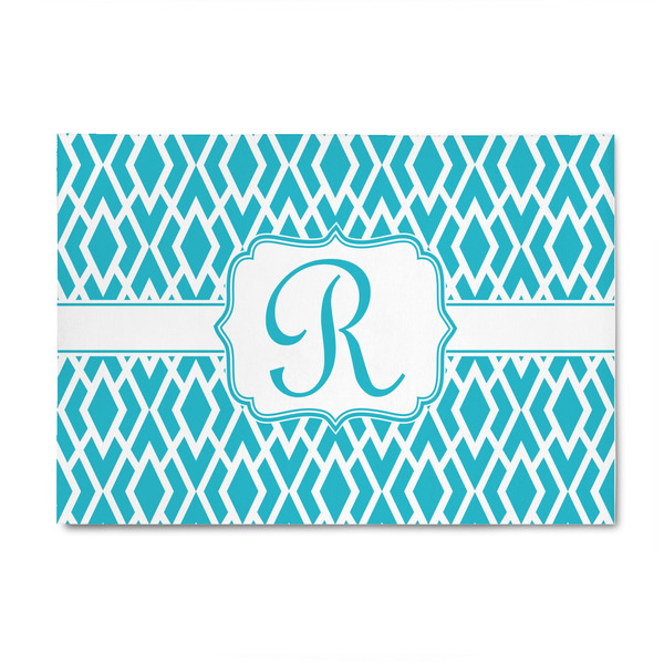 Custom Geometric Diamond 4' x 6' Indoor Area Rug (Personalized)