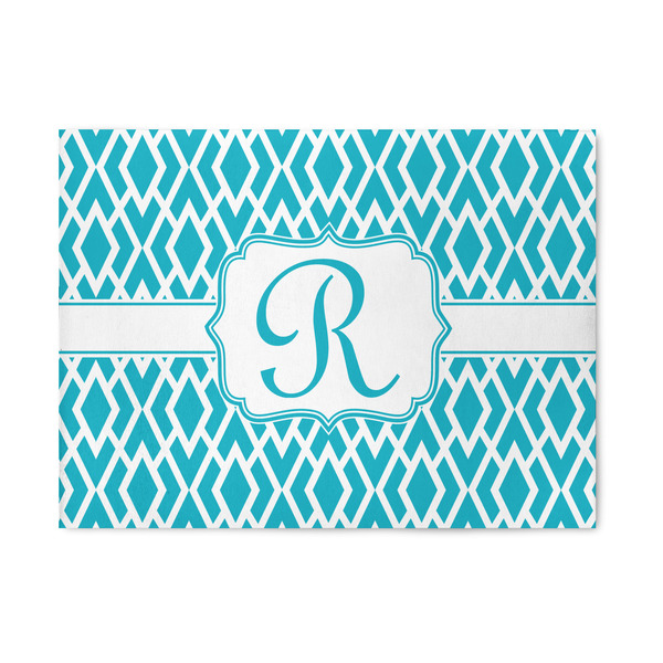 Custom Geometric Diamond 5' x 7' Patio Rug (Personalized)