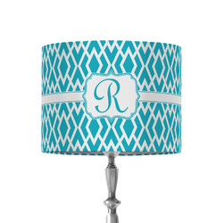 Geometric Diamond 8" Drum Lamp Shade - Fabric (Personalized)
