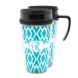 Geometric Diamond Acrylic Travel Mug (Personalized)