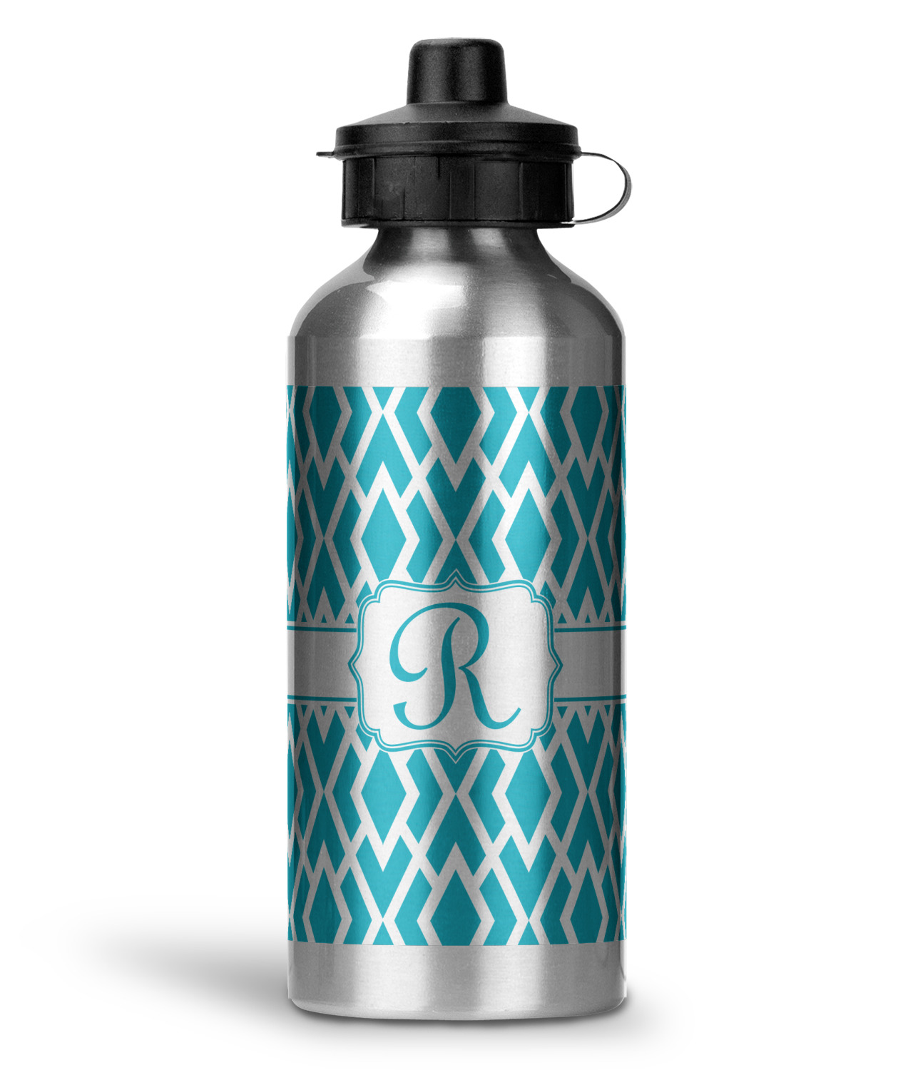 Geometric Diamond Water Bottle Aluminum 20 oz (Personalized