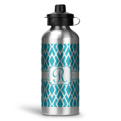 Geometric Diamond Water Bottle - Aluminum - 20 oz (Personalized)