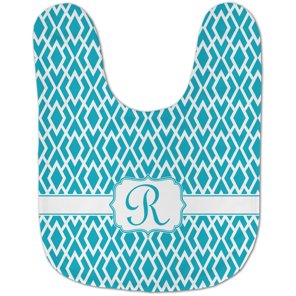 Geometric Diamond Baby Bib - AFT flat