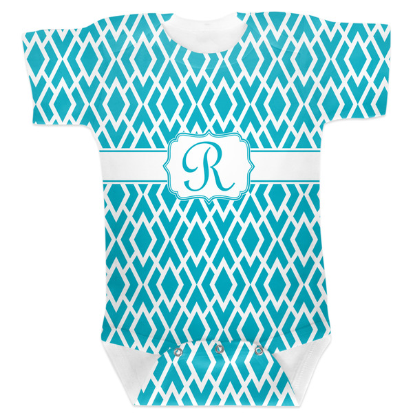 Custom Geometric Diamond Baby Bodysuit (Personalized)