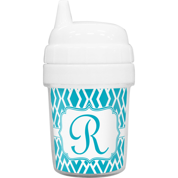 Custom Geometric Diamond Baby Sippy Cup (Personalized)