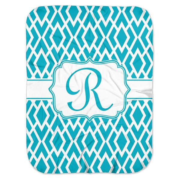 Custom Geometric Diamond Baby Swaddling Blanket (Personalized)