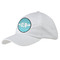 Geometric Diamond Baseball Cap - White (Personalized)