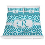 Geometric Diamond Comforter Set - King (Personalized)