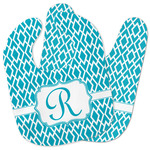 Geometric Diamond Baby Bib w/ Initial
