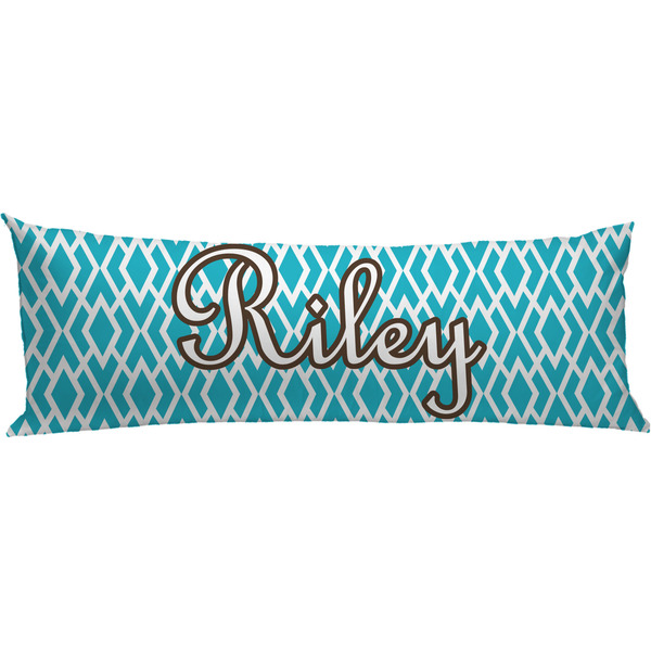 Custom Geometric Diamond Body Pillow Case (Personalized)