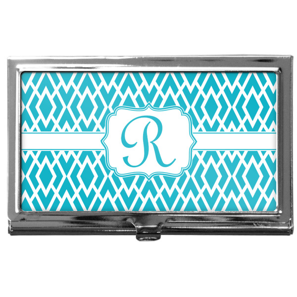 Custom Geometric Diamond Business Card Case