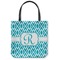 Geometric Diamond Canvas Tote Bag - Small - 13"x13" (Personalized)