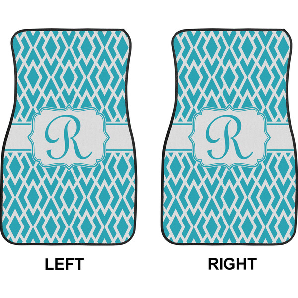 Geometric Diamond Car Mat Front - Approval