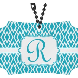 Geometric Diamond Rear View Mirror Ornament (Personalized)