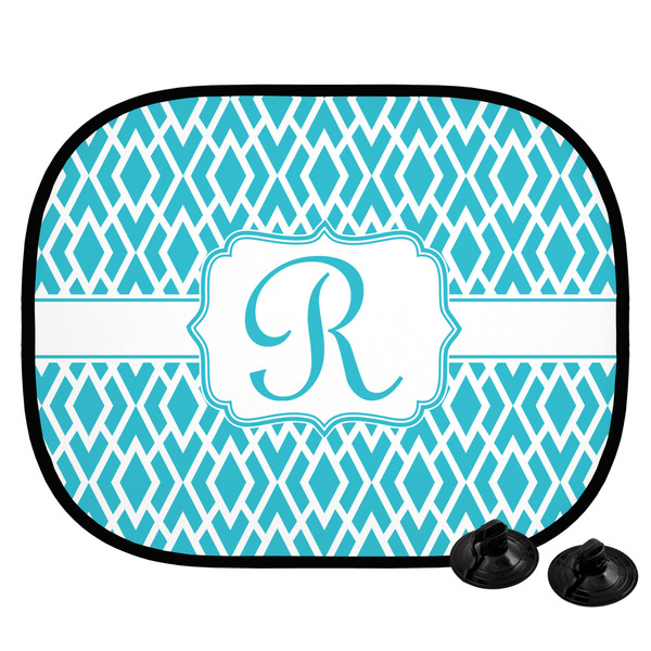 Custom Geometric Diamond Car Side Window Sun Shade (Personalized)
