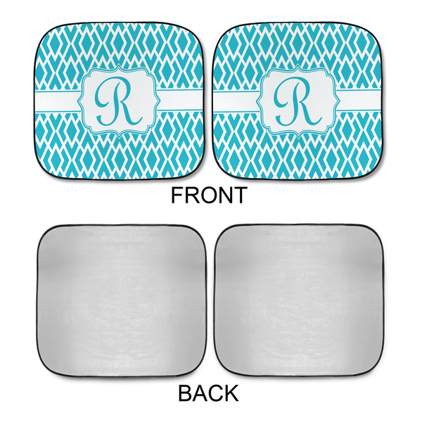 Geometric Diamond Car Sun Shades - APPROVAL