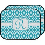 Geometric Diamond Car Floor Mats (Back Seat) (Personalized)