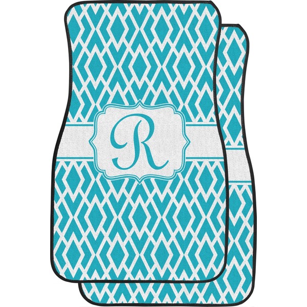 Geometric Diamond Custom Car Floor Mats (Front Seat)