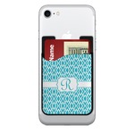 Geometric Diamond 2-in-1 Cell Phone Credit Card Holder & Screen Cleaner (Personalized)