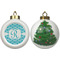 Geometric Diamond Ceramic Christmas Ornament - X-Mas Tree (APPROVAL)