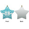 Geometric Diamond Ceramic Flat Ornament - Star Front & Back (APPROVAL)