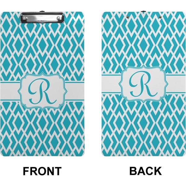 Geometric Diamond Clipboard (Legal) (Front + Back)
