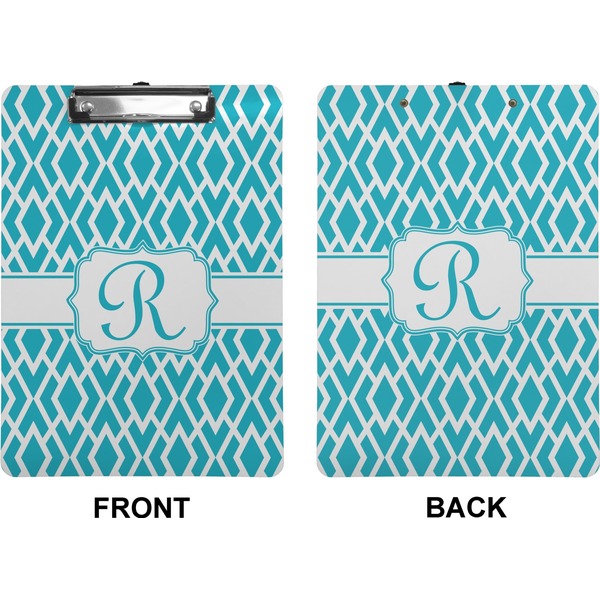 Geometric Diamond Clipboard (Letter) (Front + Back)