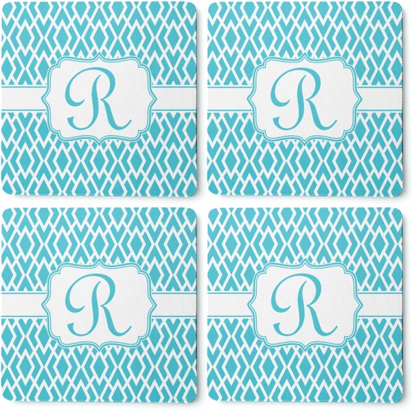 Geometric Diamond Coaster Rubber Back - Apvl