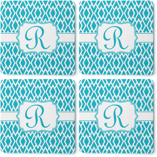 Geometric Diamond Coaster Rubber Back - Apvl