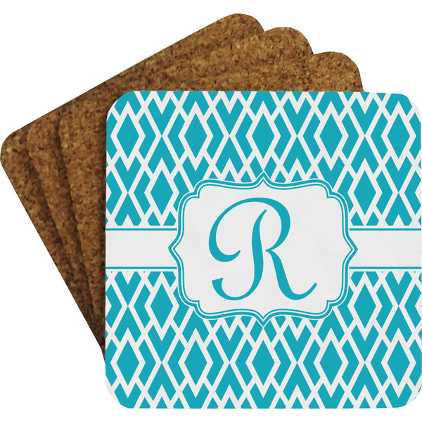 Geometric Diamond Coaster Set (Personalized)