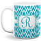 Geometric Diamond 11 Oz Coffee Mug - White (Personalized)